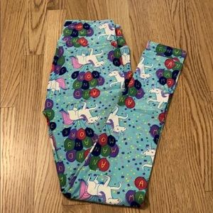 Birthday Unicorn Leggings ( LuLaRoe)